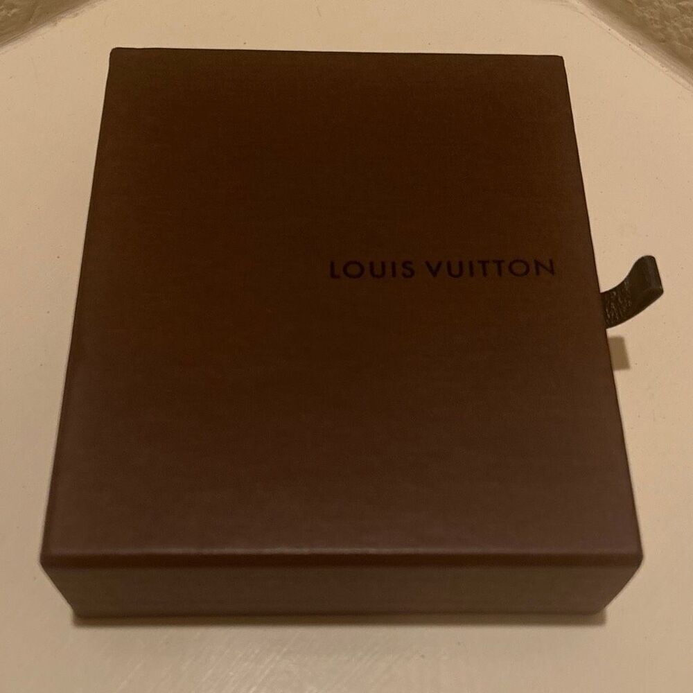 Louis Vuitton Drawer Gift Box With Leather Pull Tab Brown Luxury Storage Decor